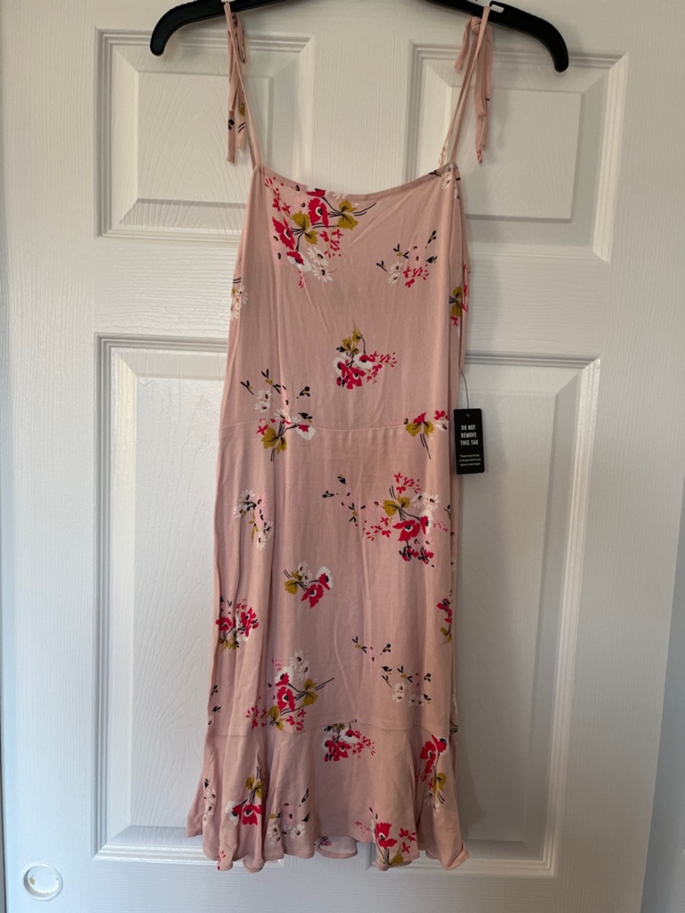 Floral Ruffle Fit and Flare Sleeveless Dress